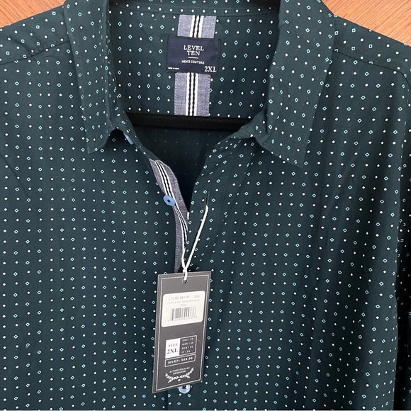 /Level Ten/ Men’s Dress Shirt (2XL) - Picture 5 of 8